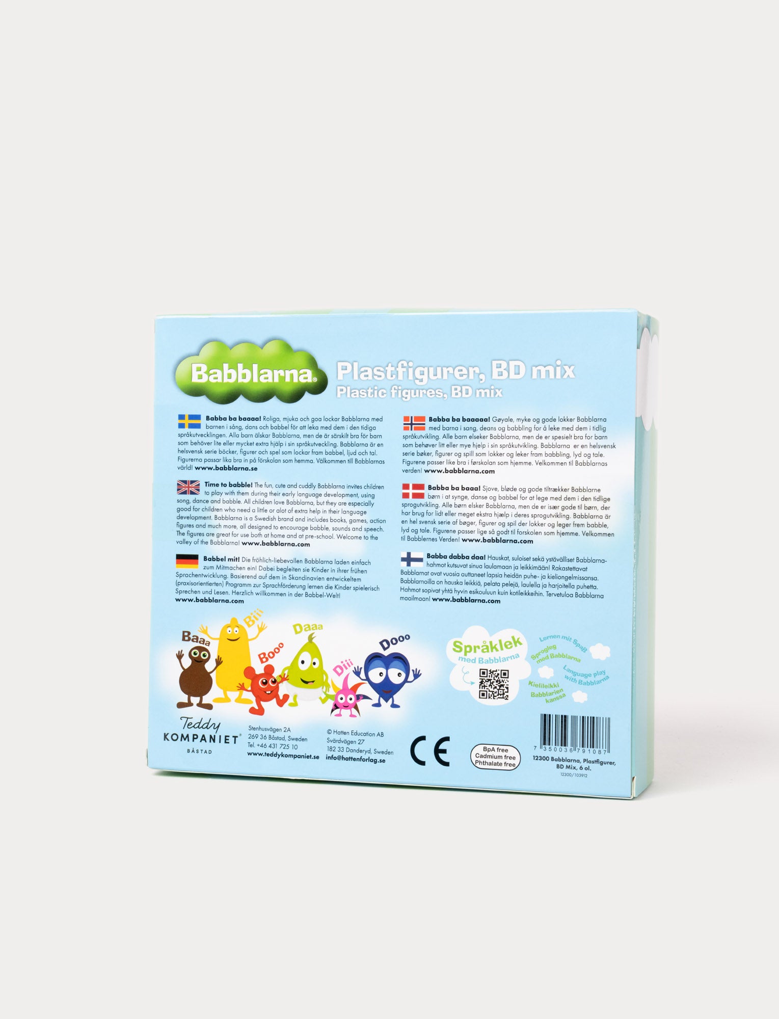 Image of Babblarna, Plastic Figures, BD Mix, 6 pcs