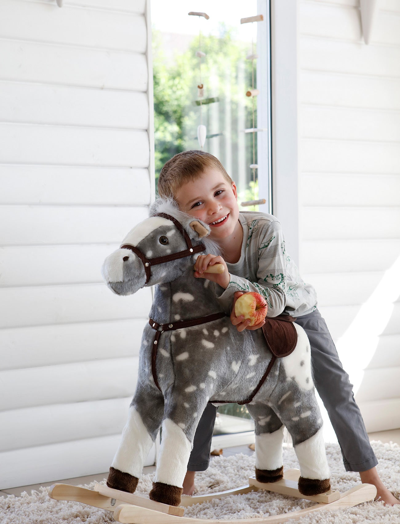 Pricken, Keinuhevonen, Kahdella äänellä