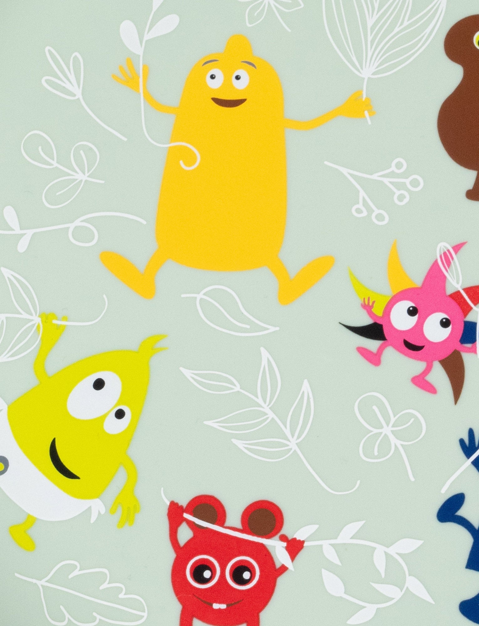 Image of Babblarna, Silicone Plate, In Nature