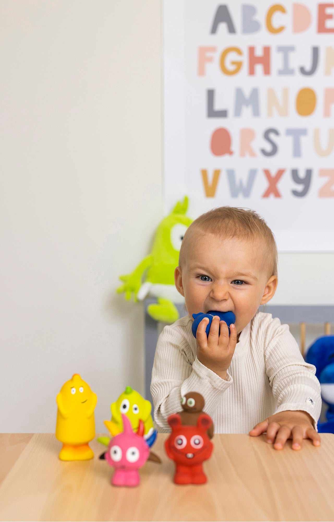 Image of Babblarna, Figurer i naturgummi, Babba/Dadda