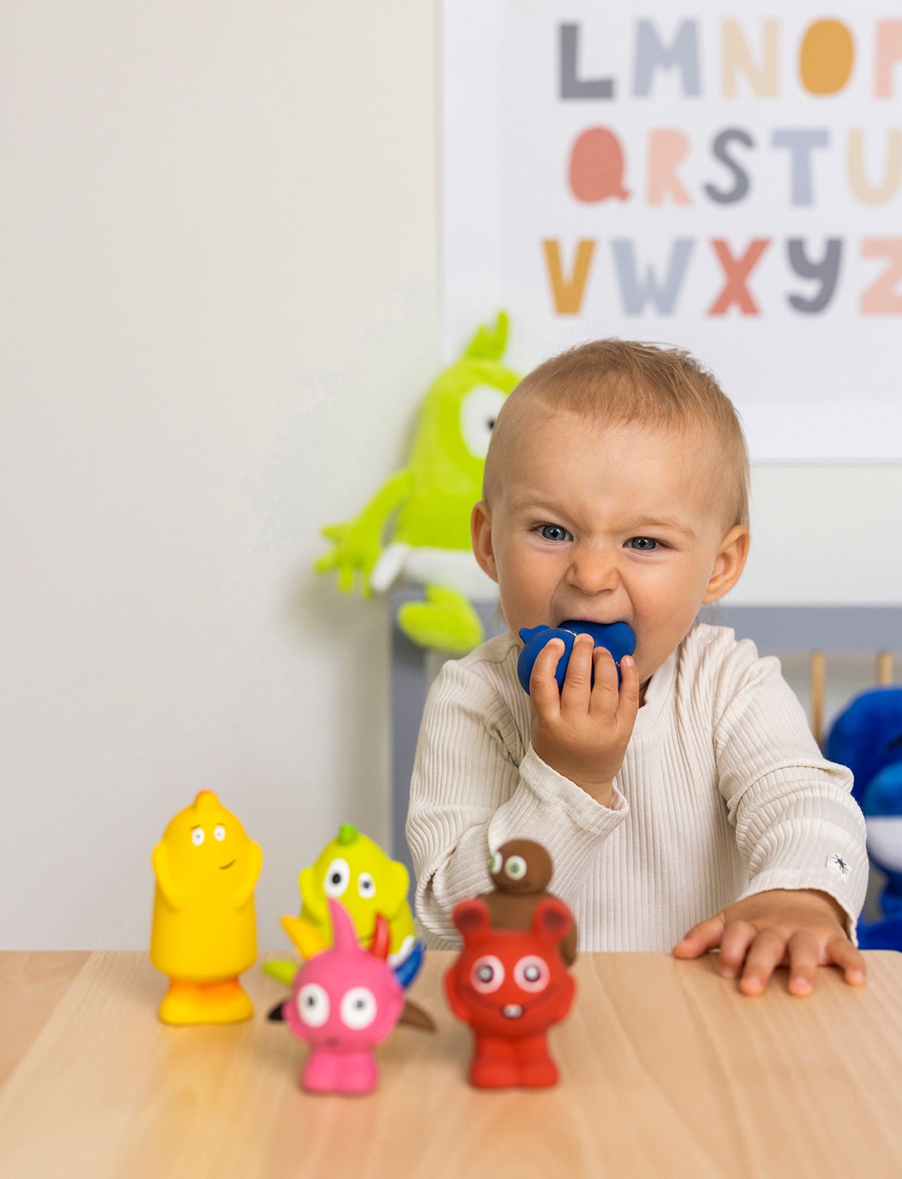 Babblarna, Natural Rubber Figures, Bibbi/Diddi