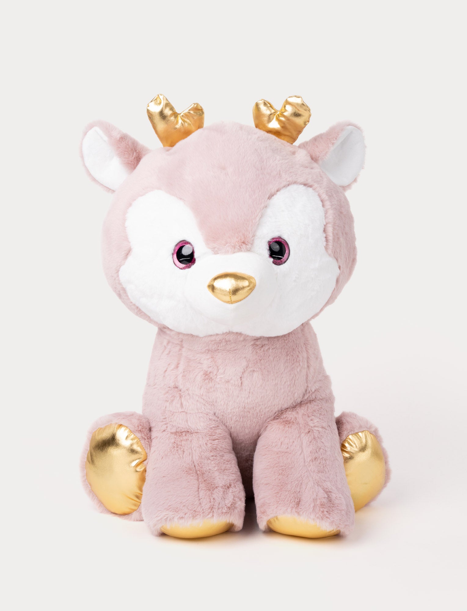 Magical Dusty Pink Deer  An Enchanting Cuddle Friend  Teddykompaniet