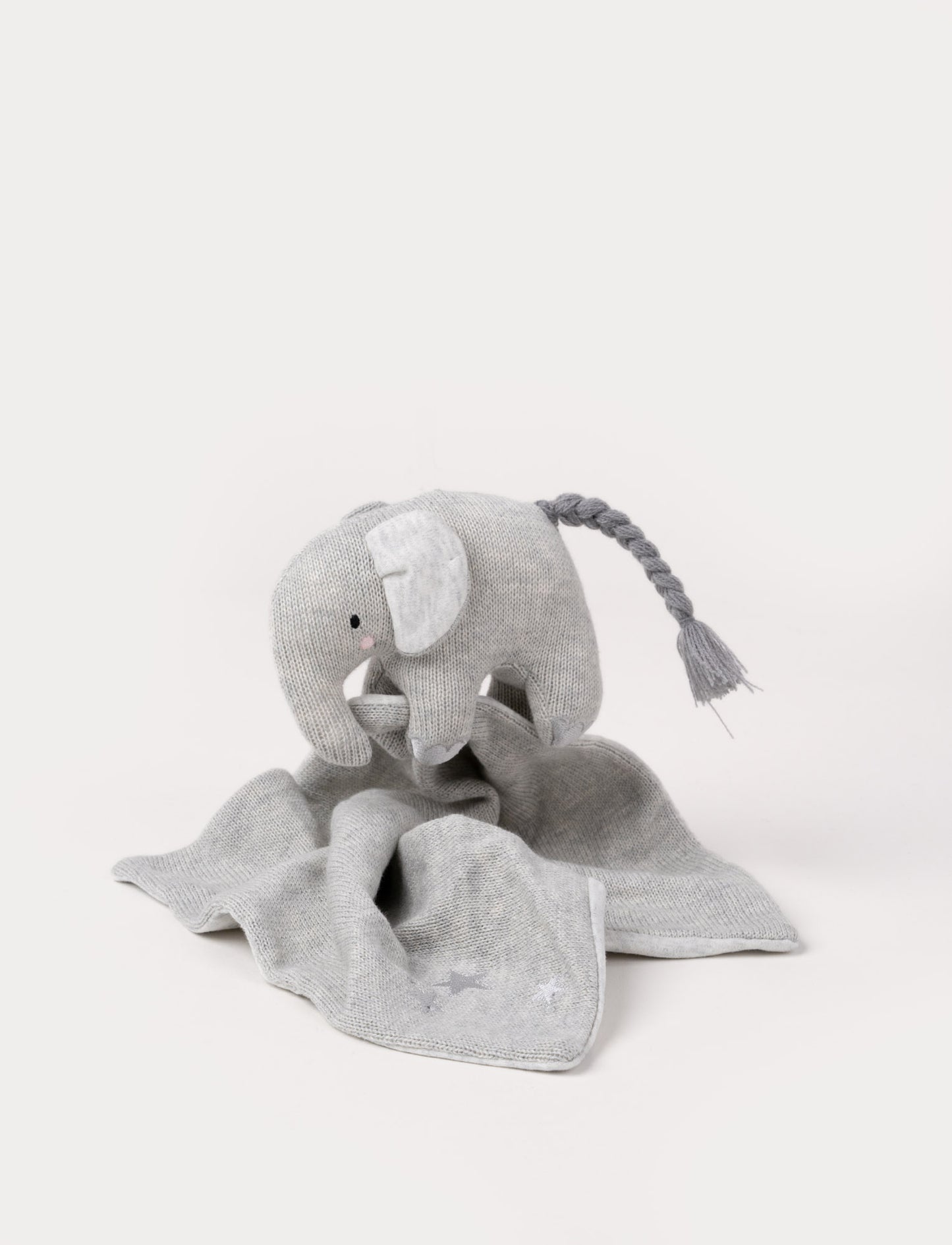 Cozy Knits, Baby Blanket, Elephant