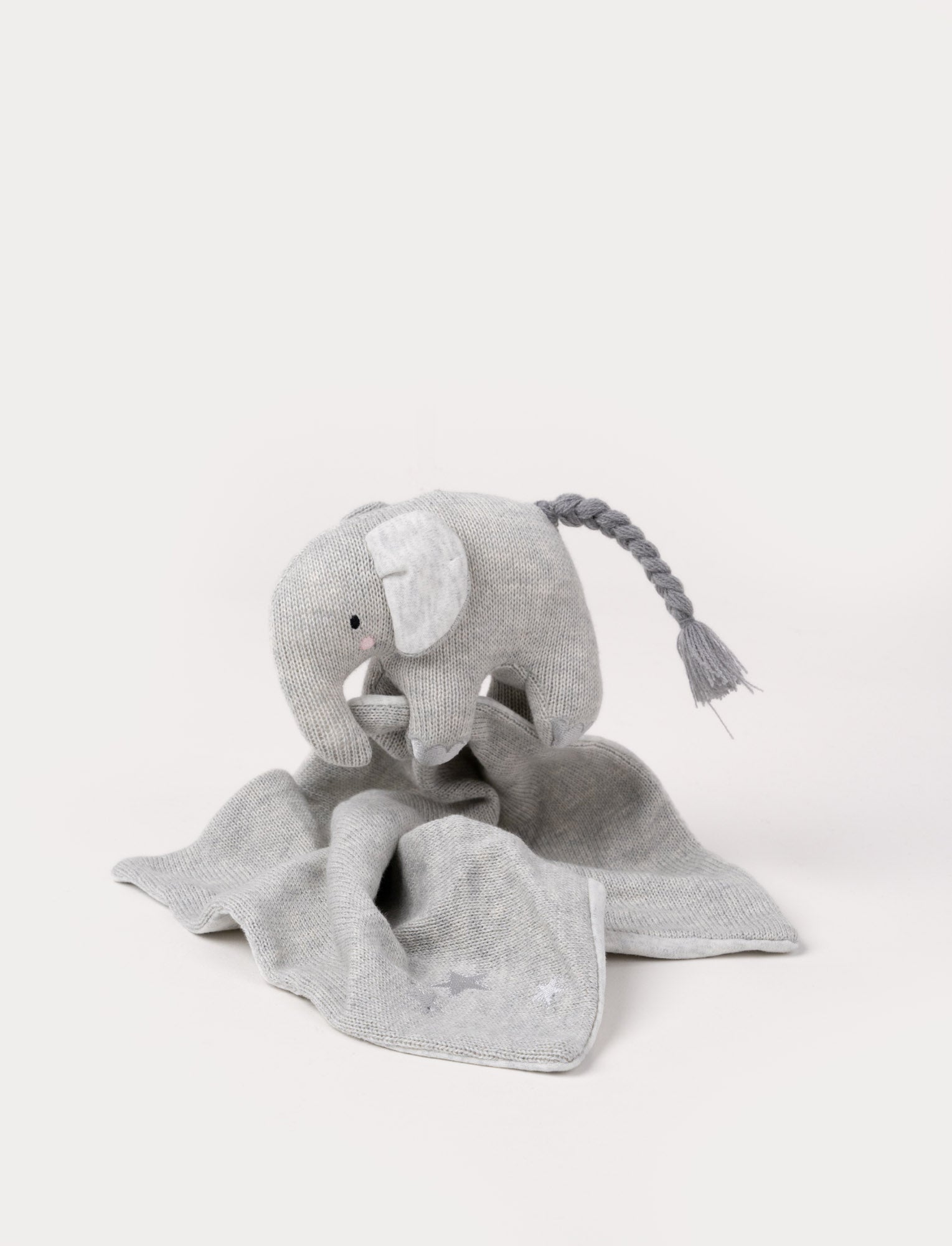 Image of Cozy Knits, Baby Blanket, Elephant