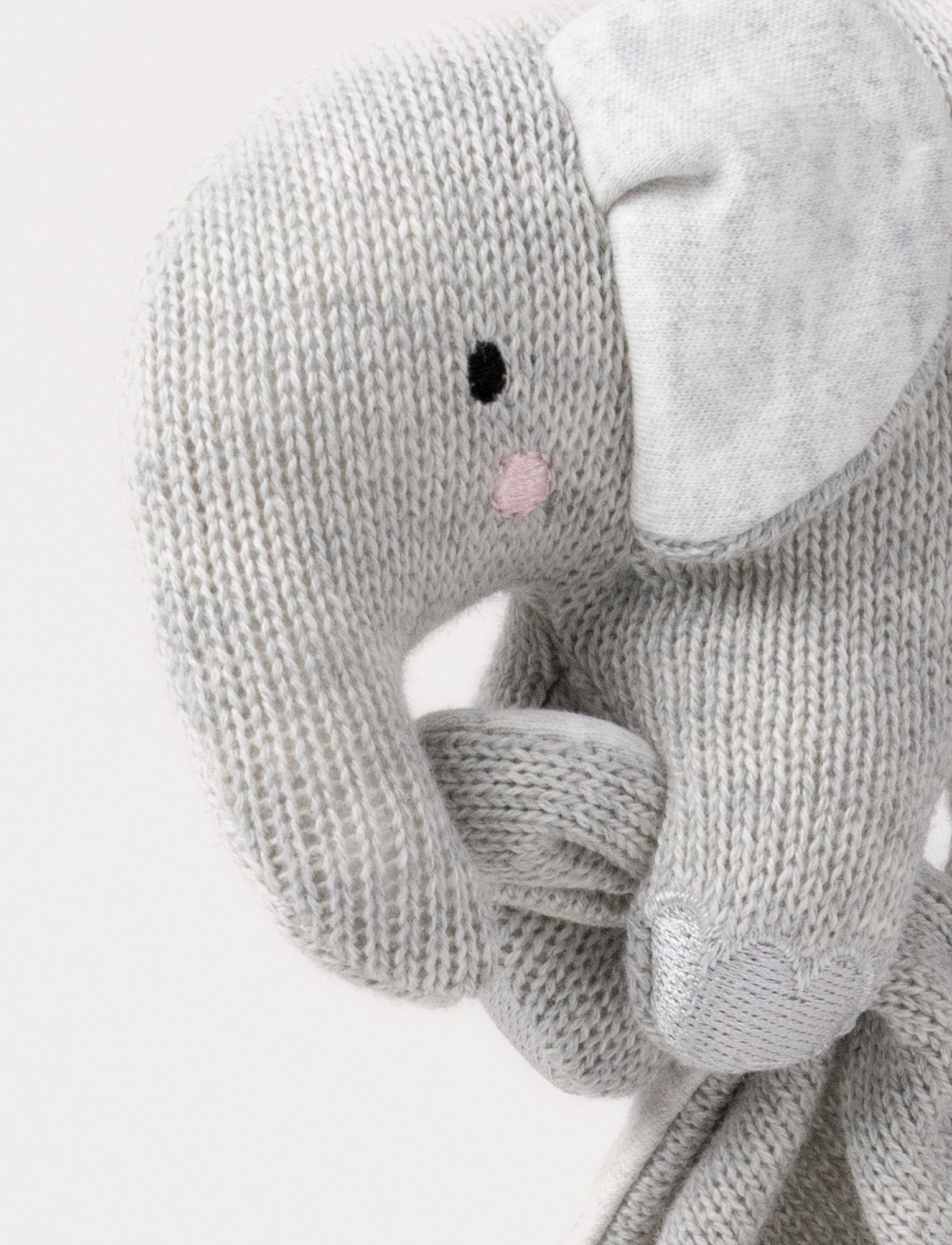 Image of Cozy Knits, Baby Blanket, Elephant