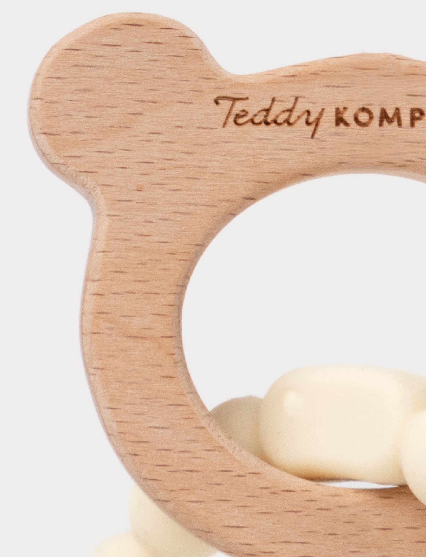 Purulelu silikonista & puusta