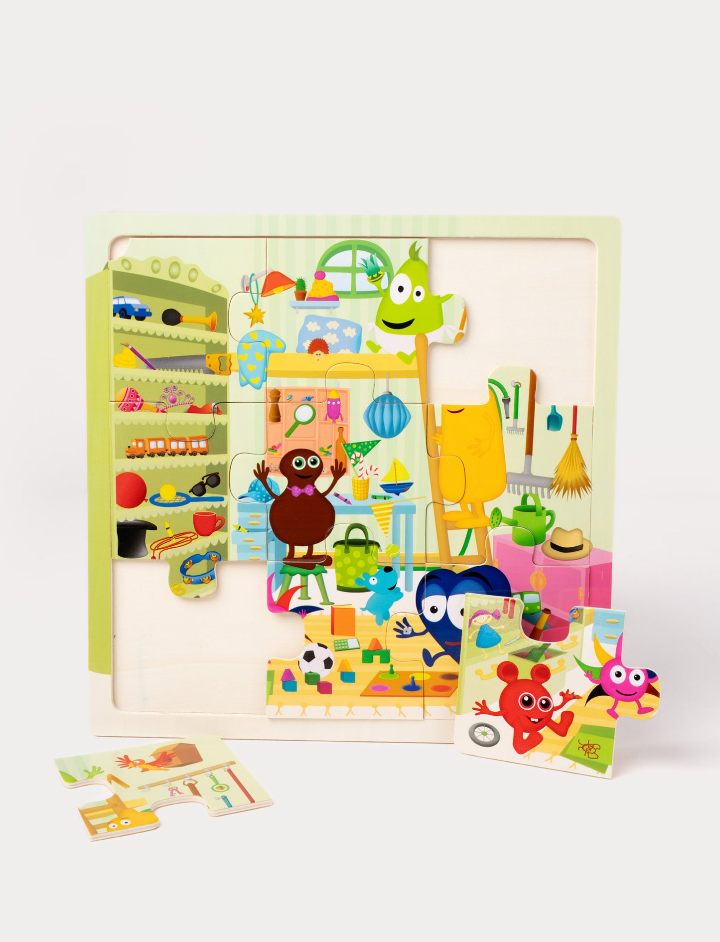 Babblarna, Pussel, I Babblarnas prylbod, 9 bitar 