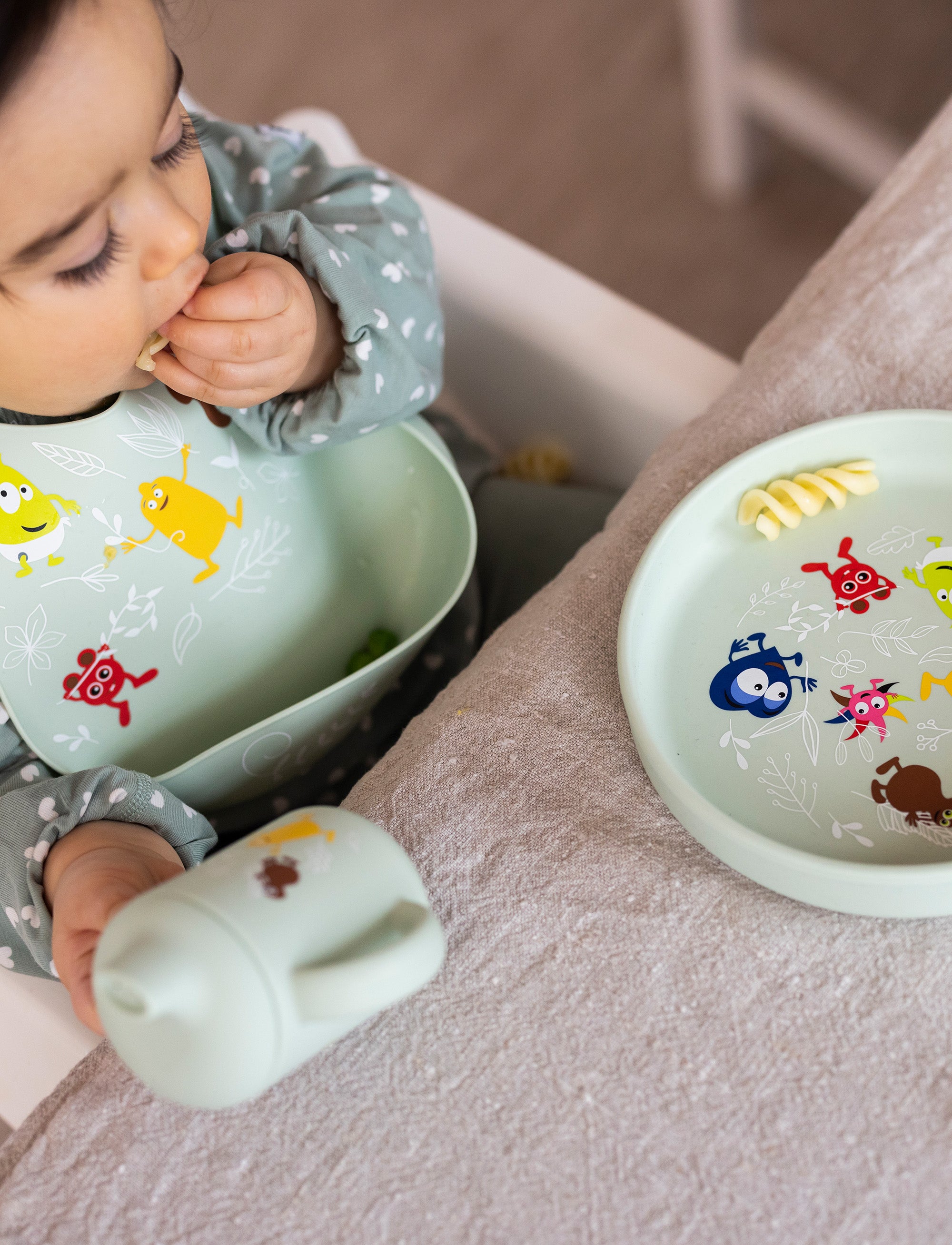 Image of Babblarna, Dinner Set in Silicone