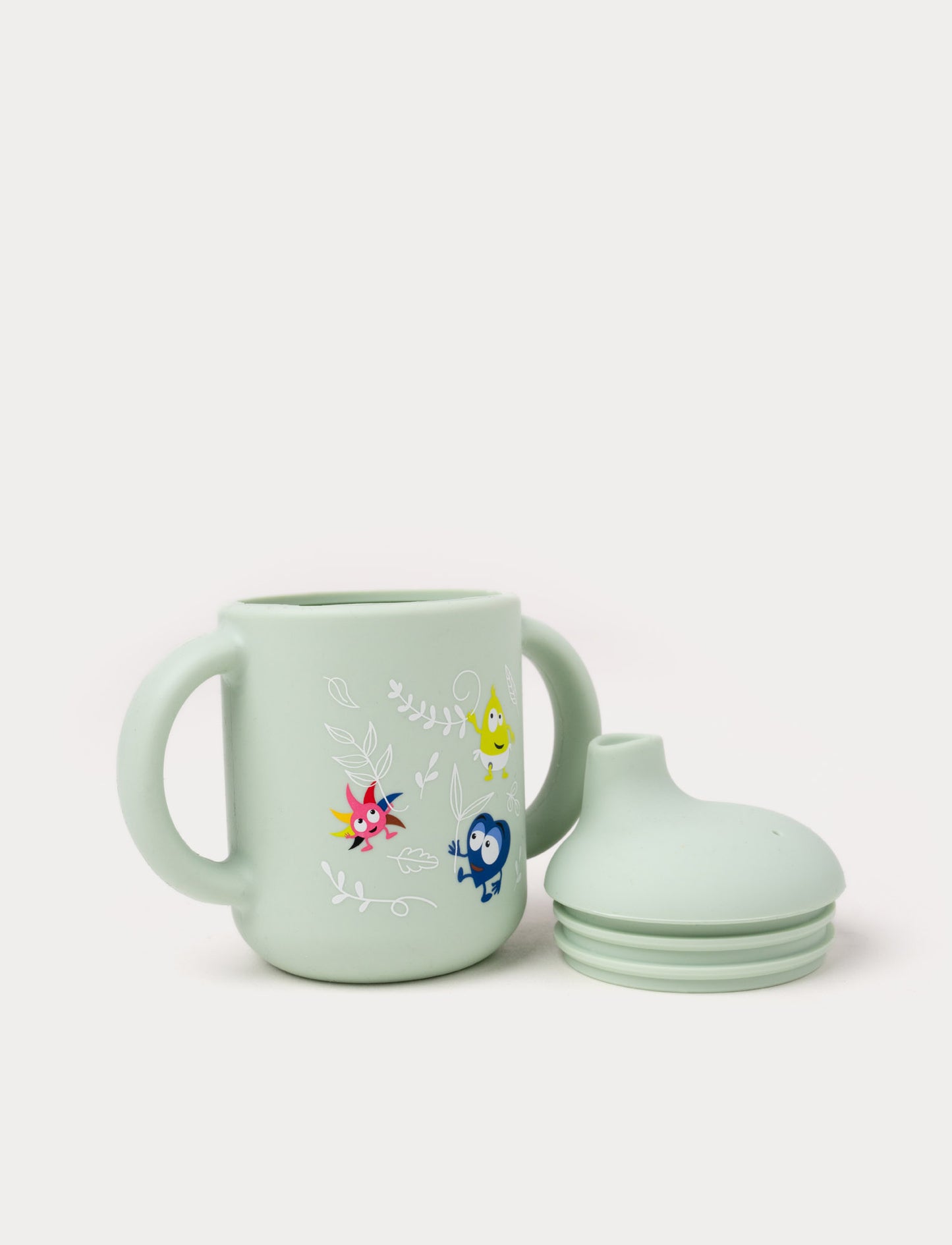 Babblarna, Silicone Cup with Lid, In Nature