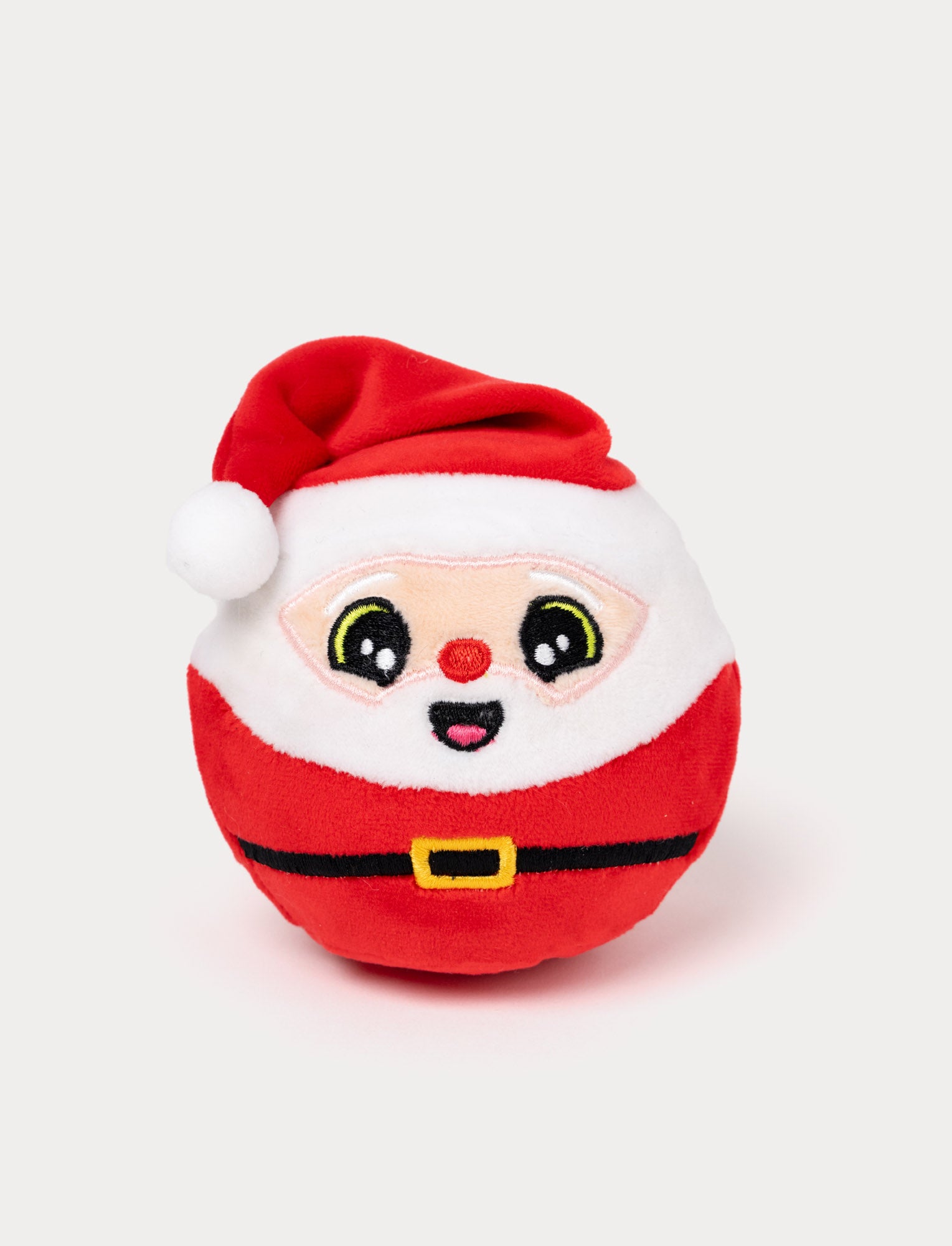  Image of Plush toy resembling Santa Claus, squishy filling 