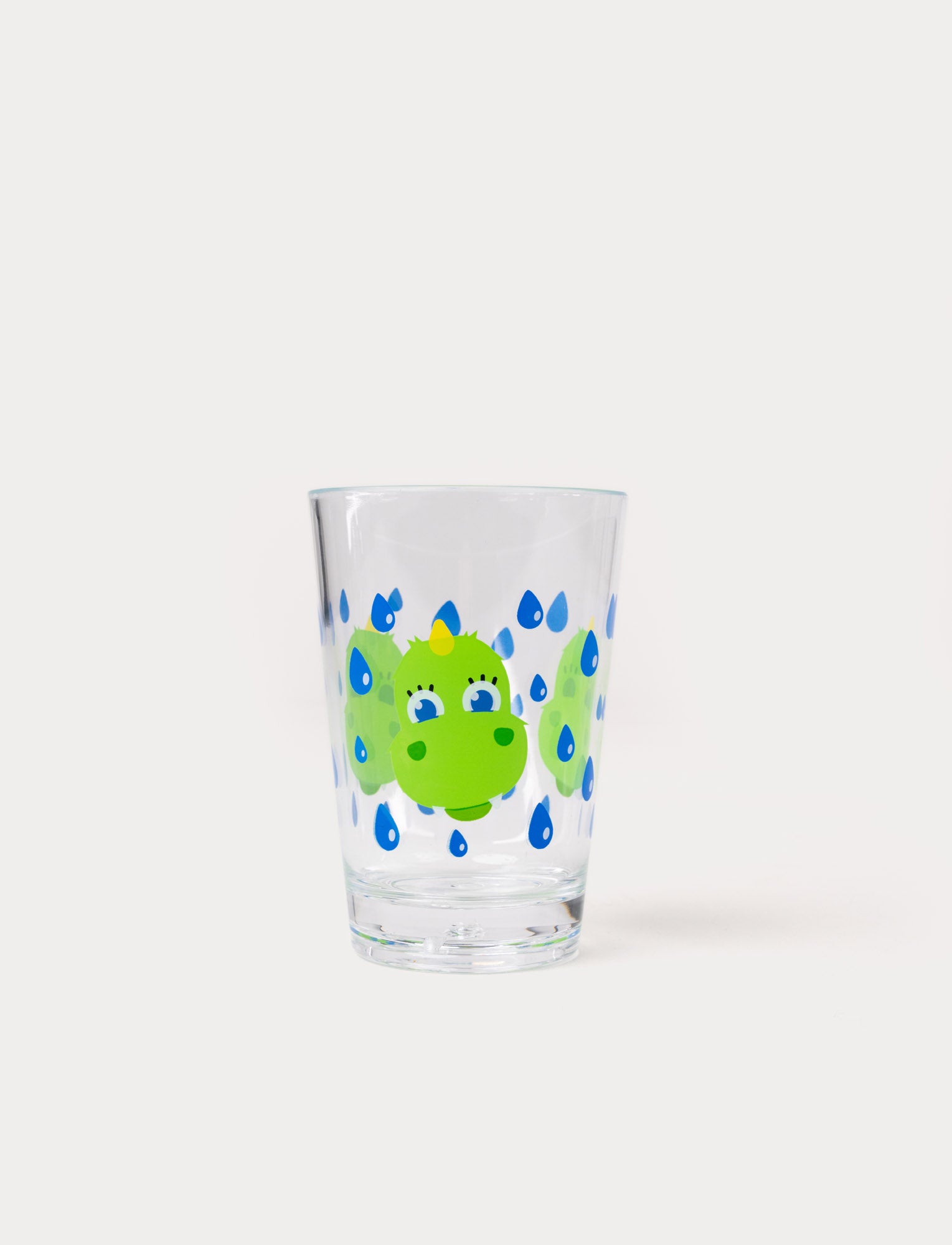  Image of Sturdy acrylic cup featuring Bolibompa Dragon and raindrops