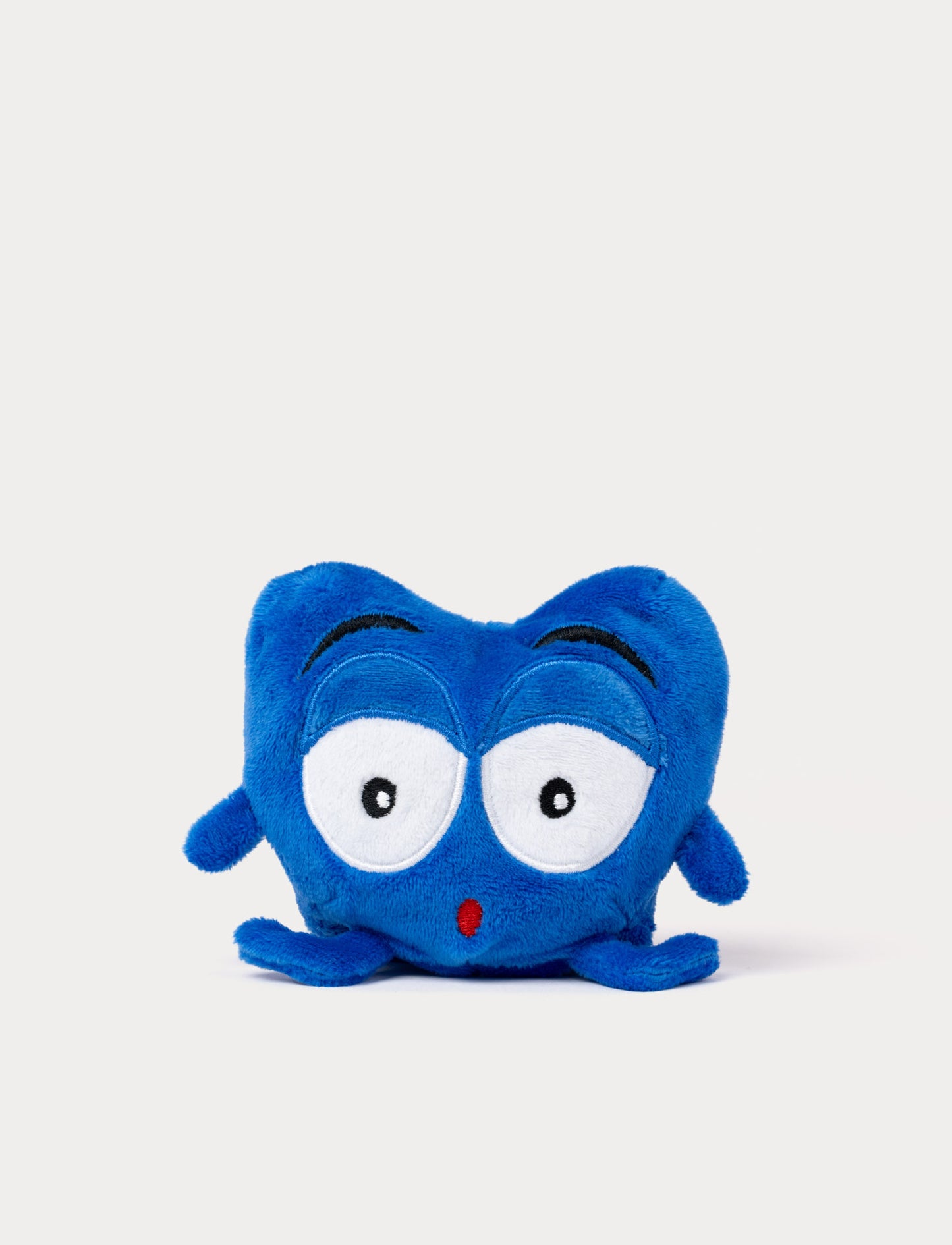 Reversible Babblarna plush toy showing a surprised face.