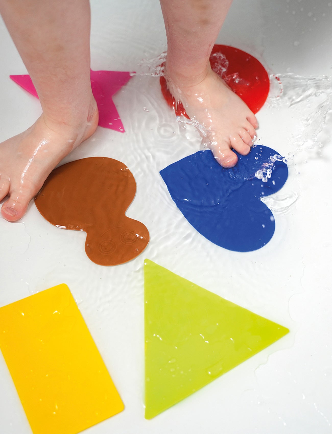 Babblarna, Silicone Bath Mat, 6 Pieces