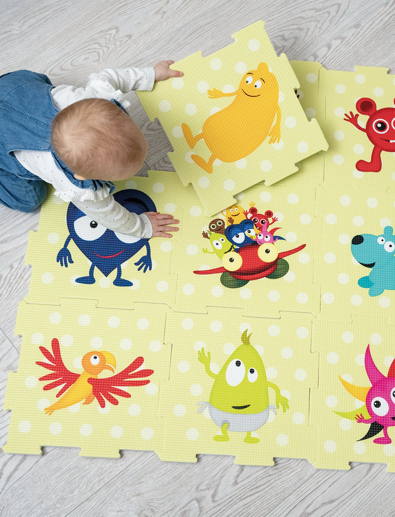  Image of Babblarna, Puzzle Mat, 9 Pieces