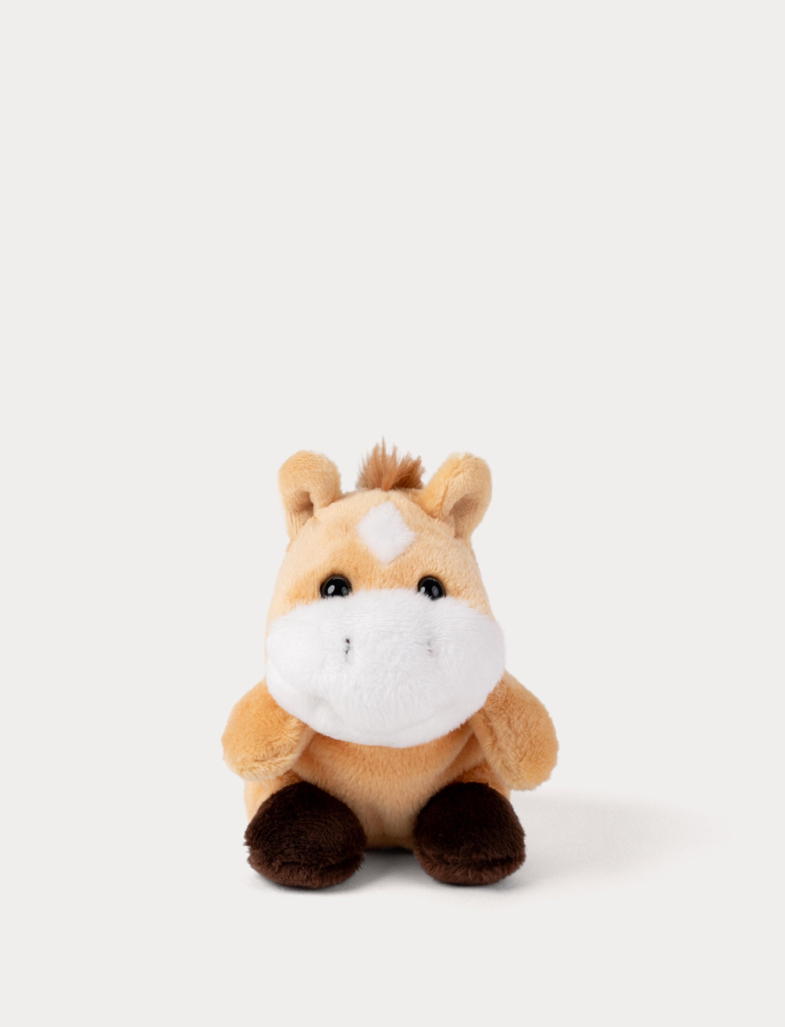  Image of Small Plush horse toy on a white background