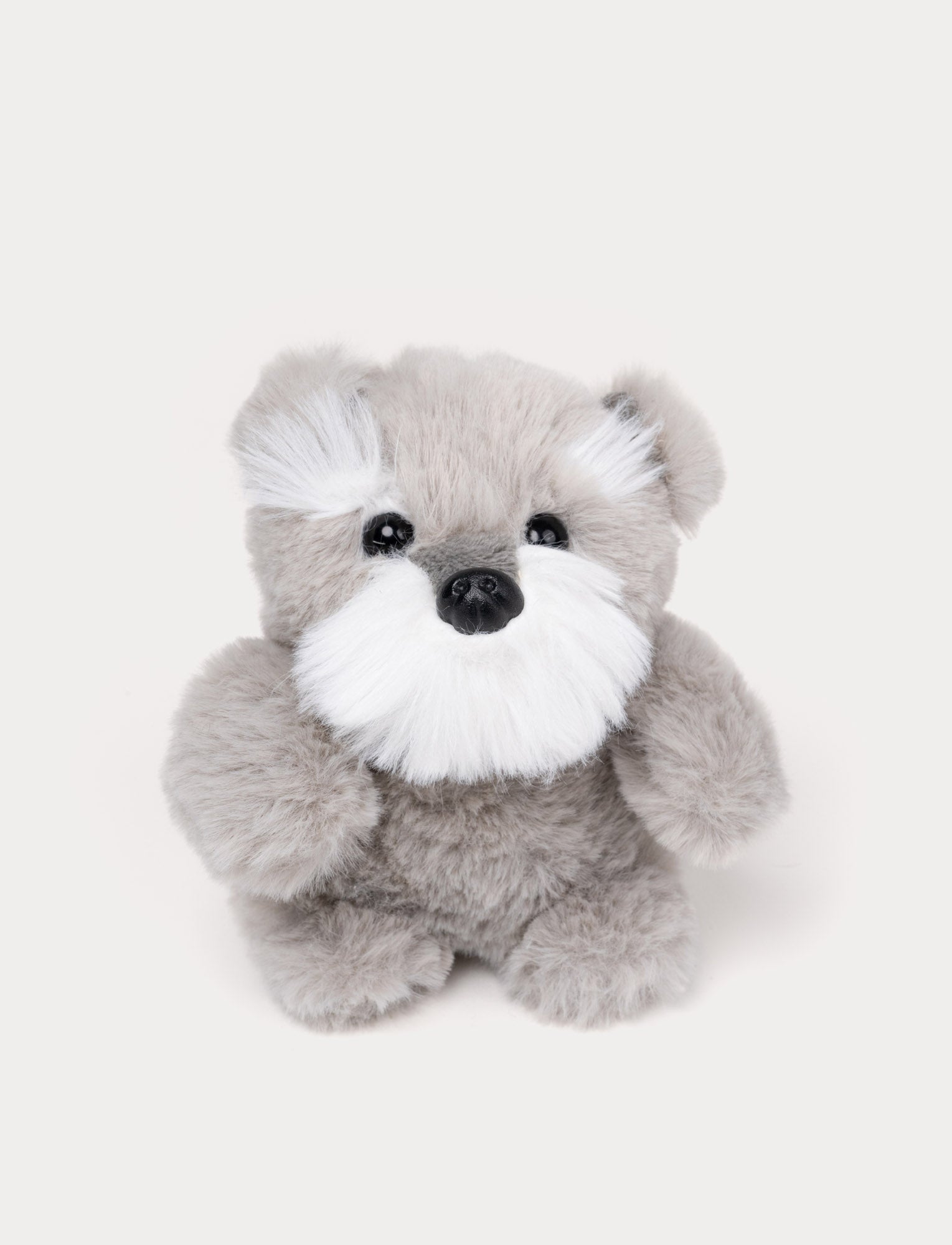  Image of Grey soft plush dog