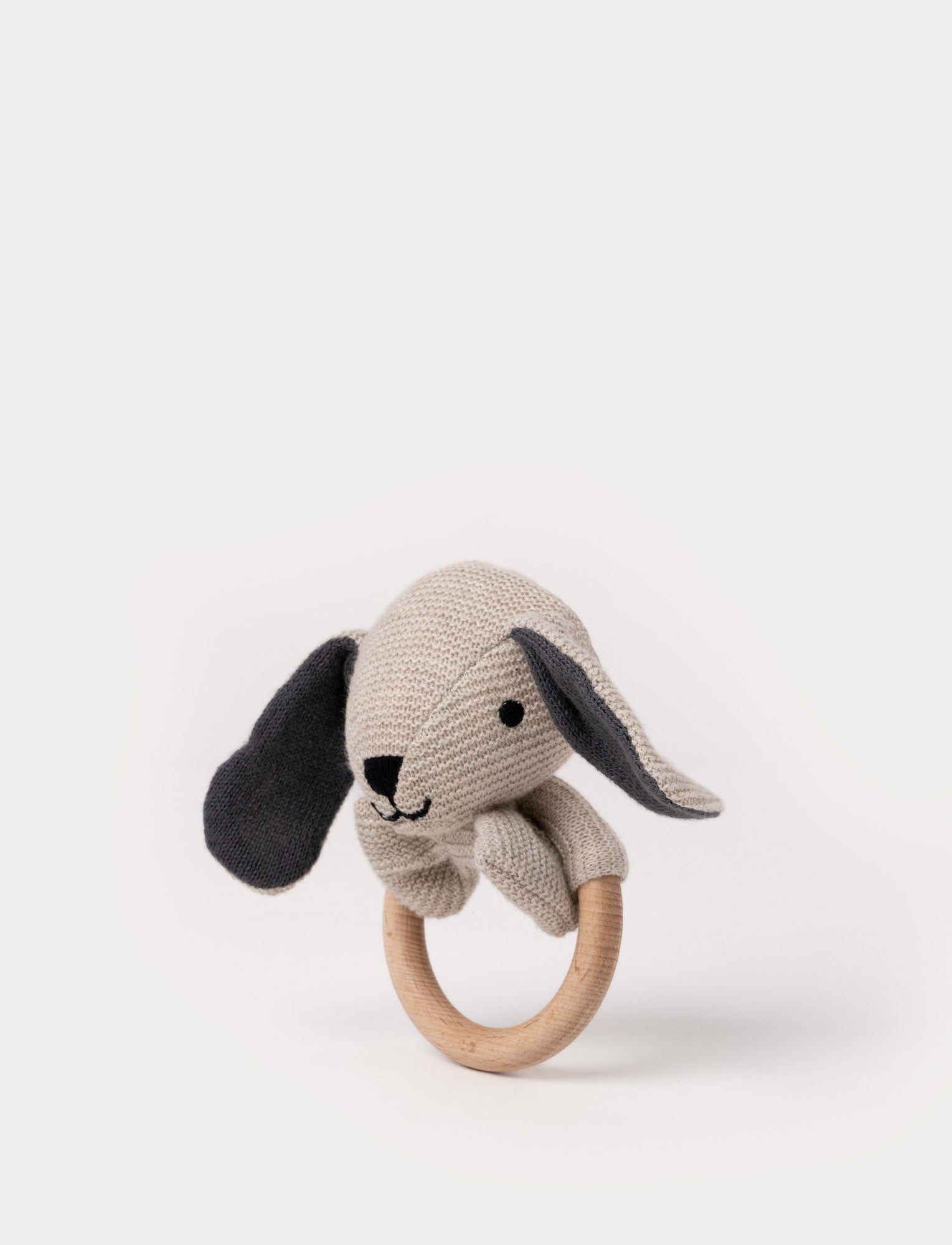  Image of Teddy Baby, Skallra, Hund, stickad