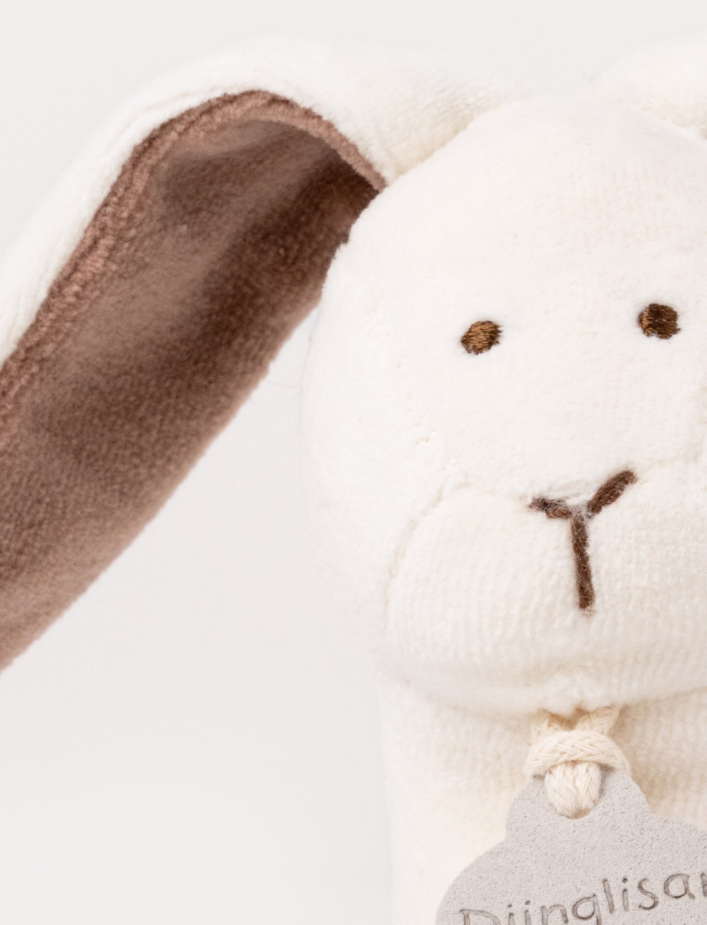 Diinglisar Organic, Rattle, Bunny