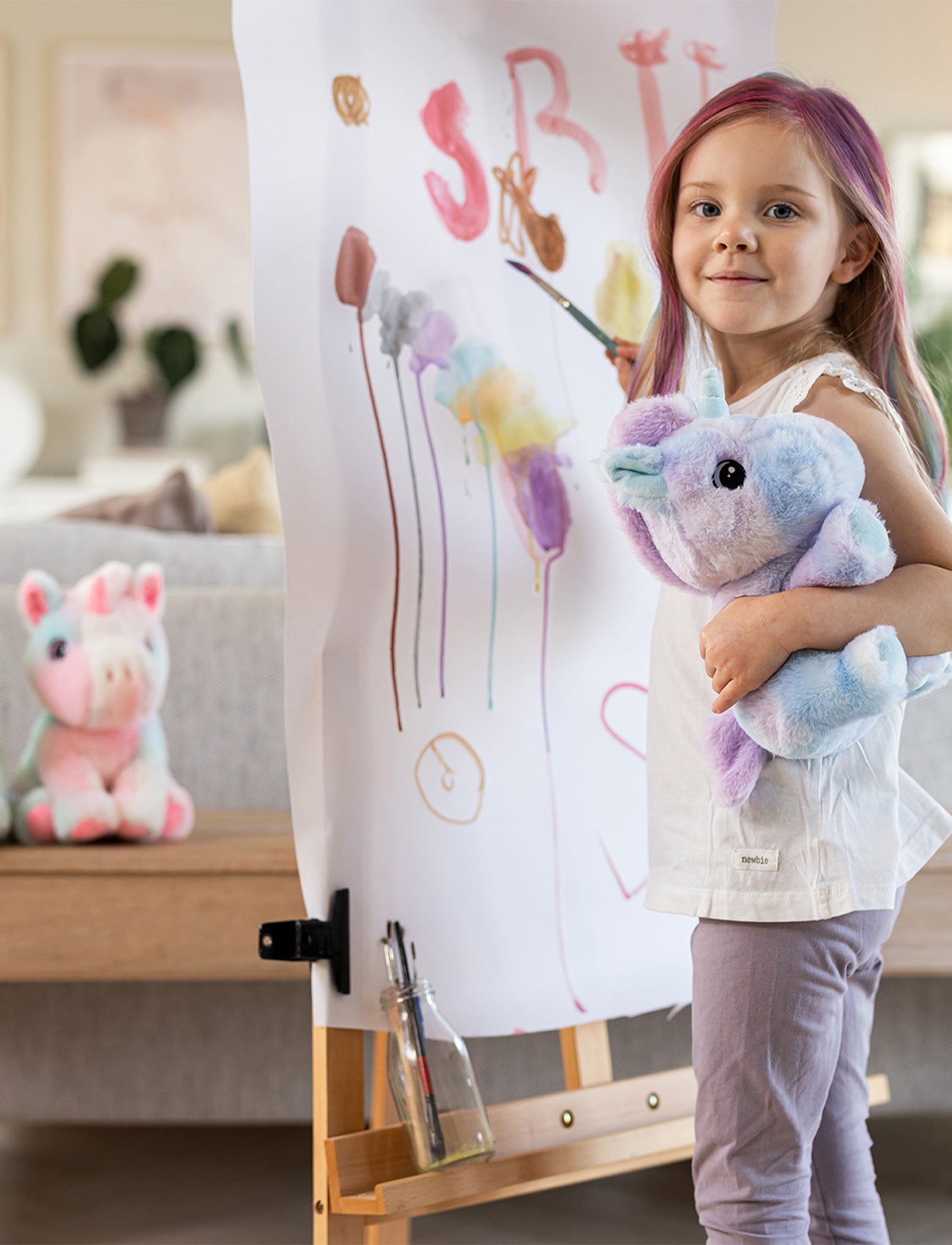 Unicorn, Rainbow-Colored