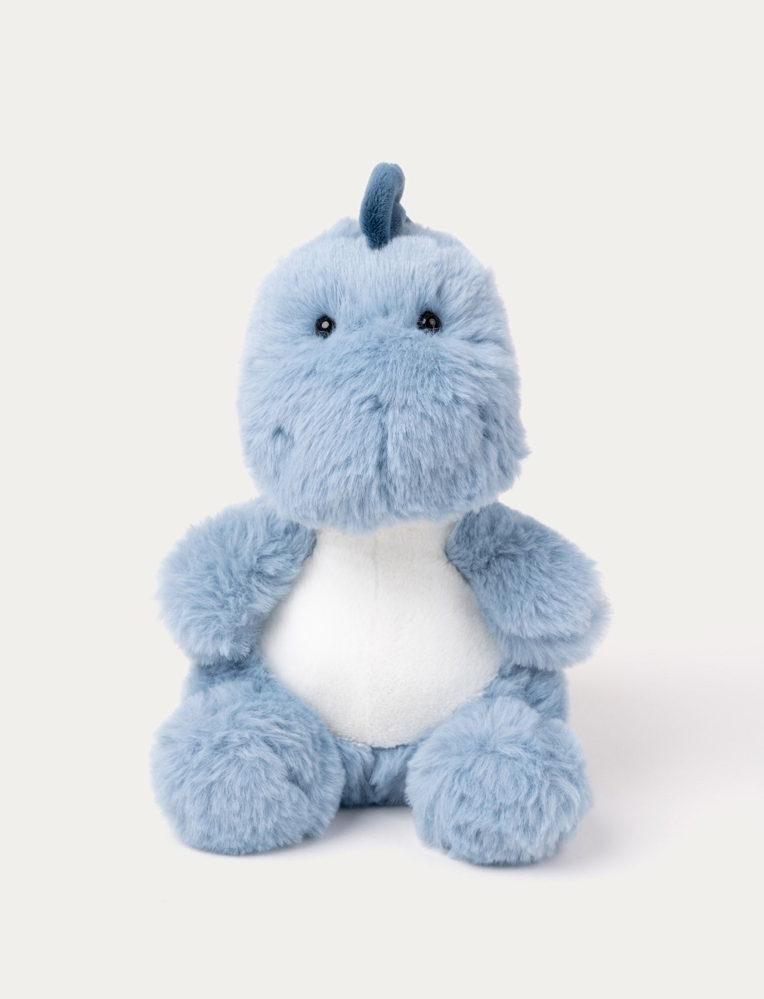  Image of A blue plush dinosaur with soft fur, perfect for cuddles and adventures.
