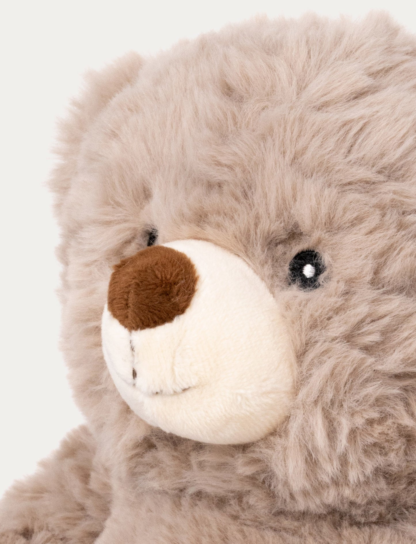 Heatable Stuffed Animal, Teddy Bear with Wavy Fur