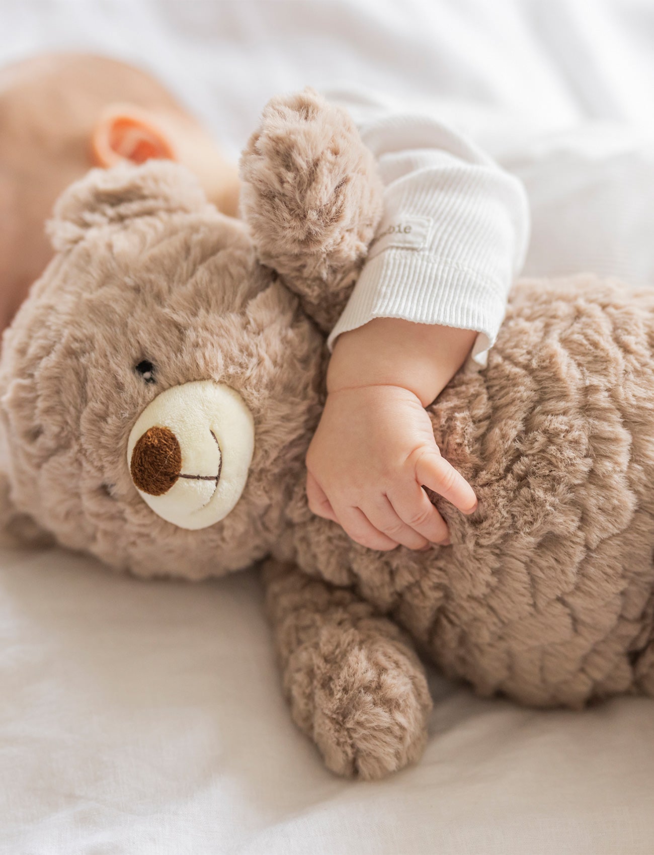 Heatable Stuffed Animal, Teddy Bear with Wavy Fur