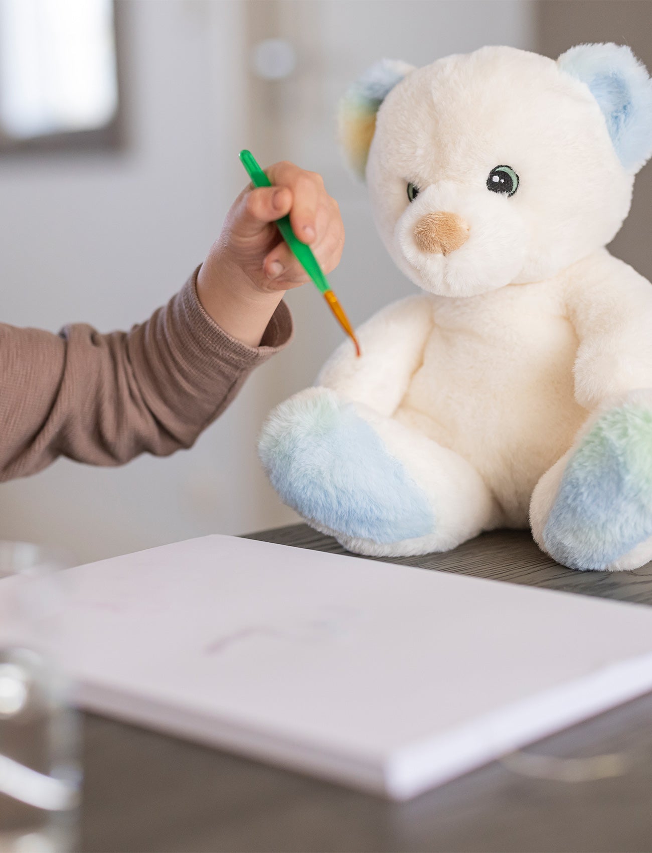 Charlie, Teddy Bear, Rainbow-Colored