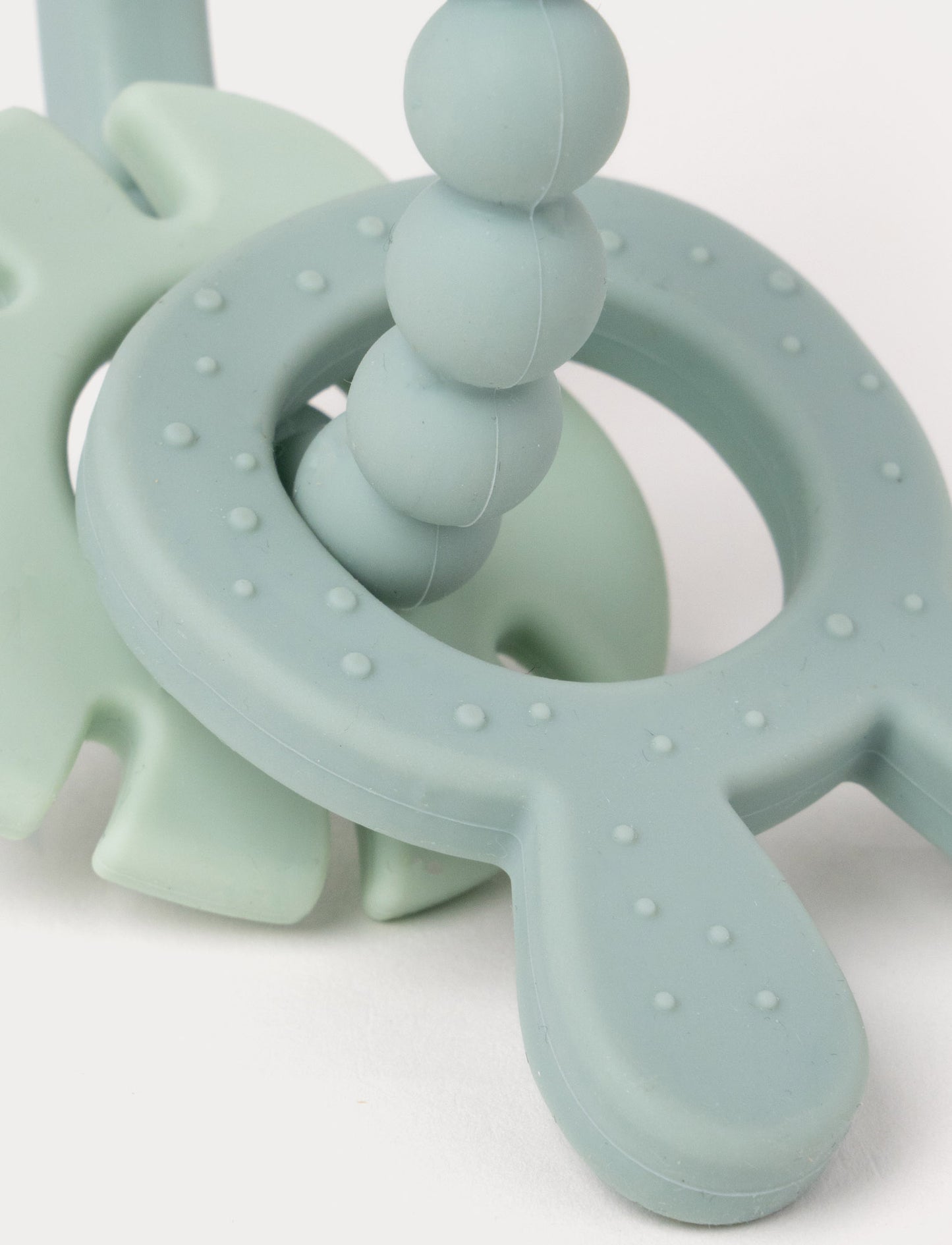 Teething Ring in Silicone & Wood