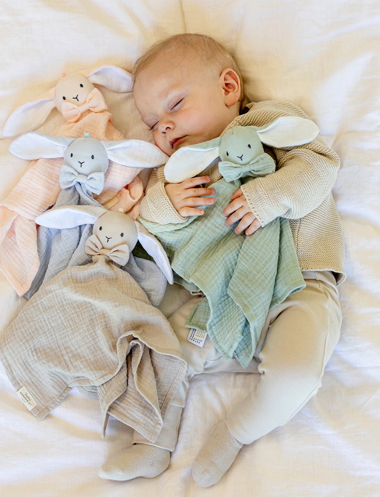 Diinglisar, Snuttefilt, Muslin, Kanin