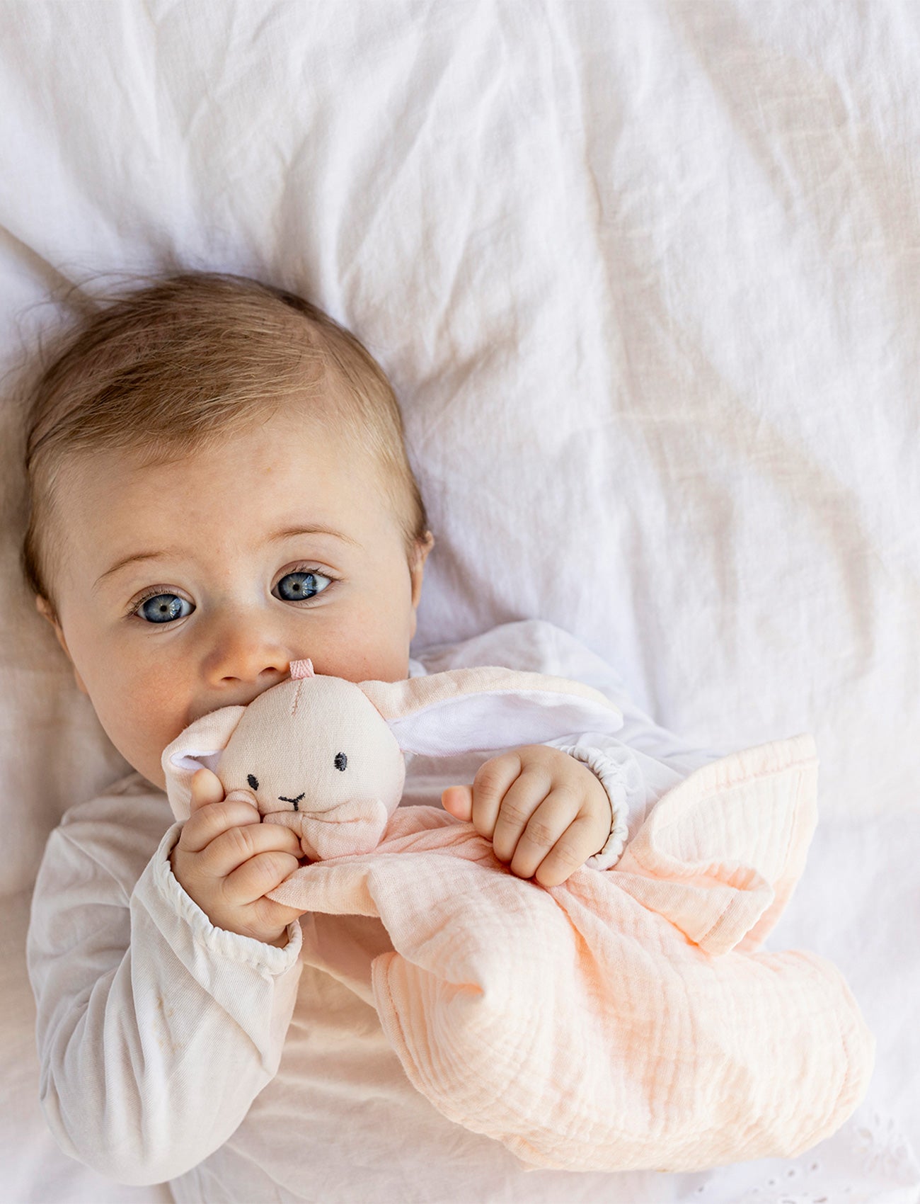 新品タグ付BABY BUNNY SHOWER china puff blouse Diinglisar baby blanket bunny – soft muslin for comfort and