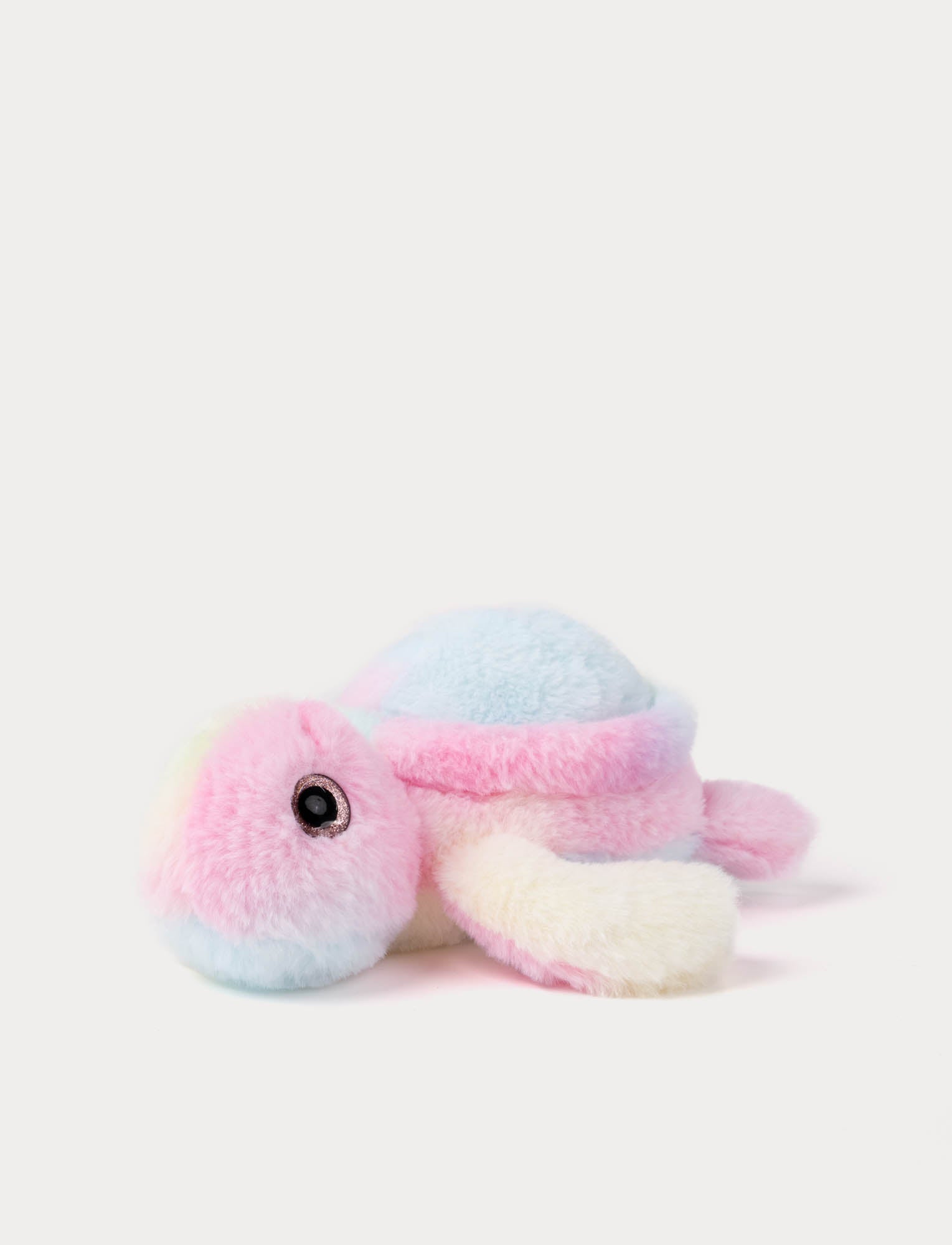  Image of Pastel-colored plush turtle