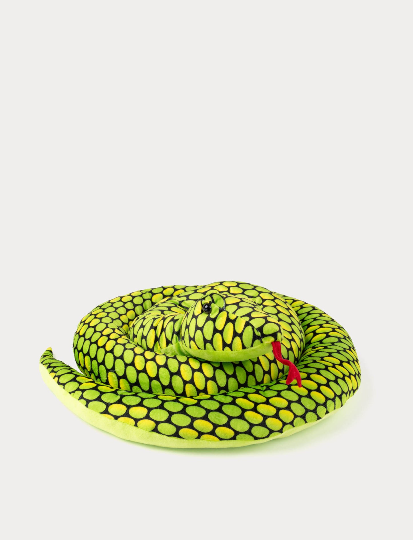 Green snake with scale pattern