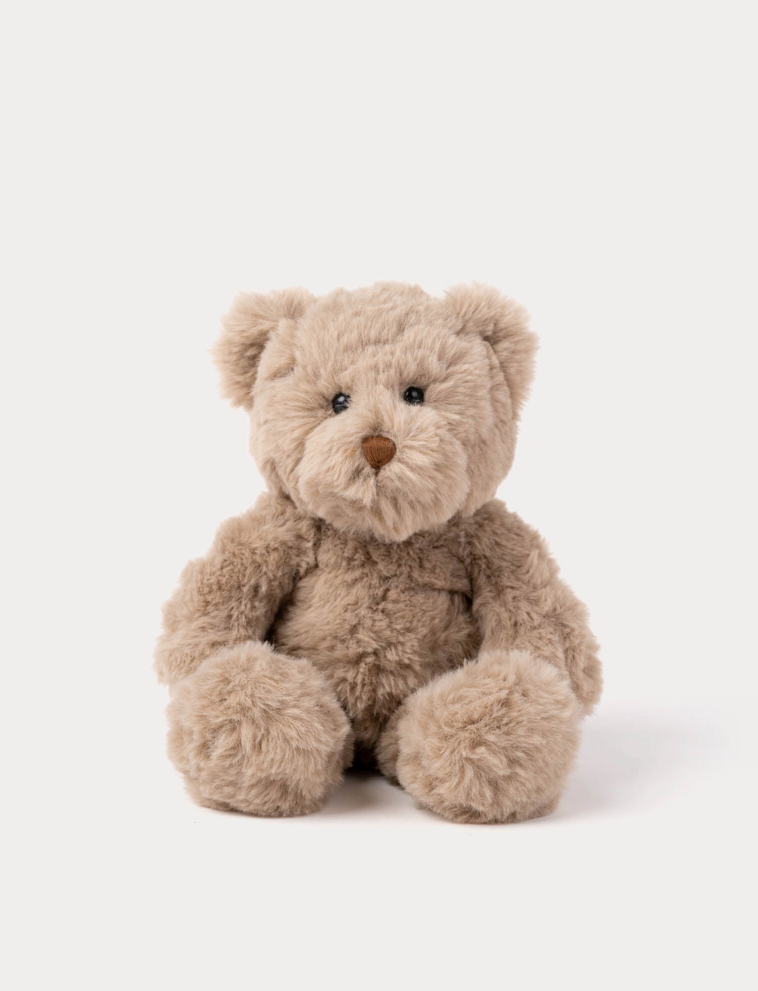  Image of Plush greige teddy bear 