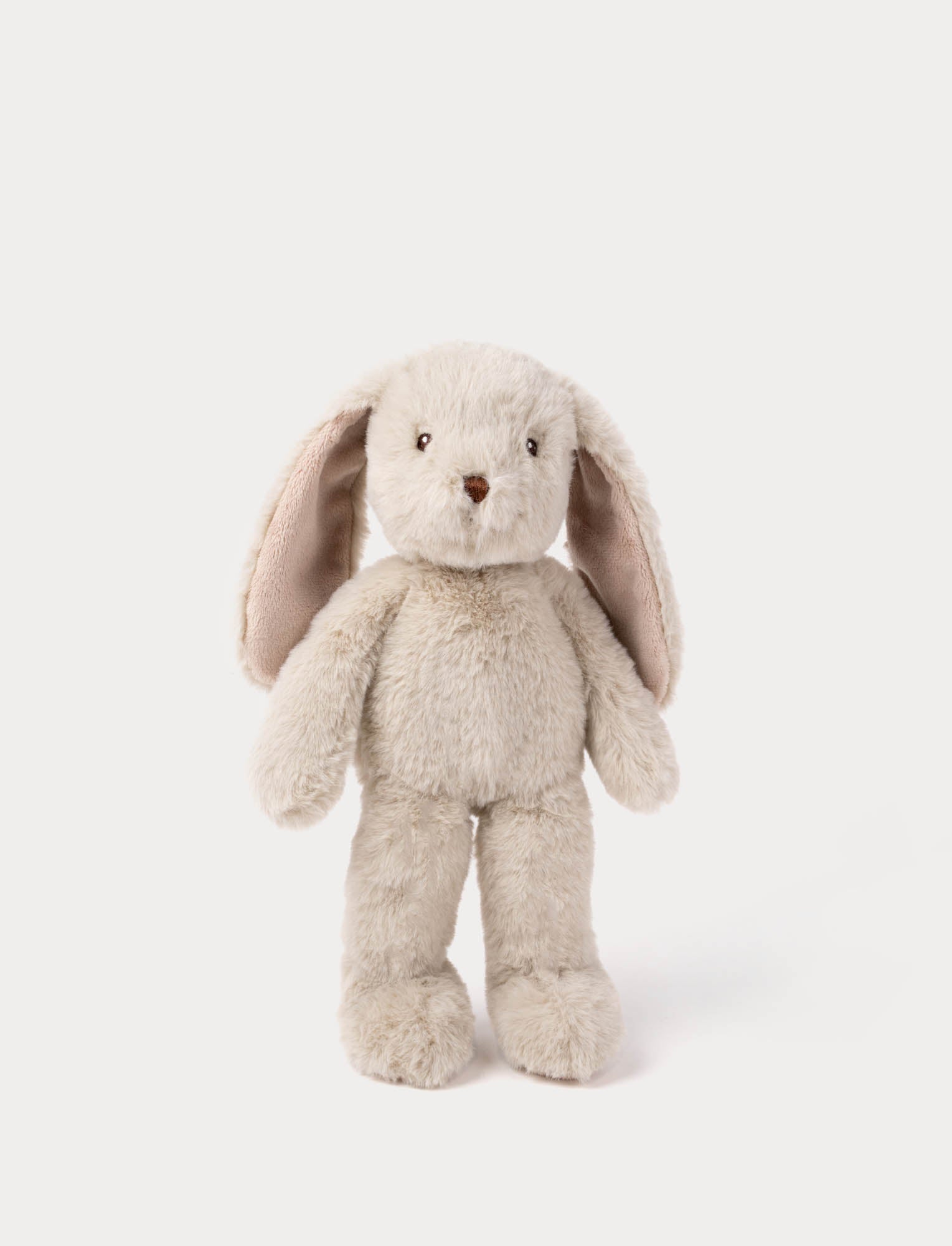  Image of Stuffed plush beige bunny toy 