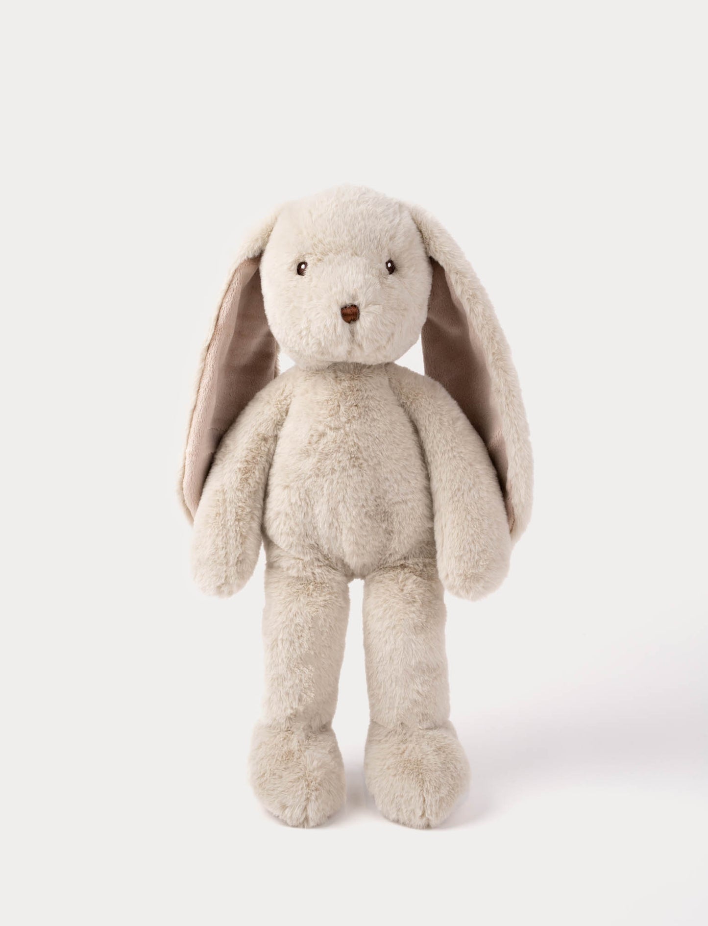 Beige stuffed bunny toy 
