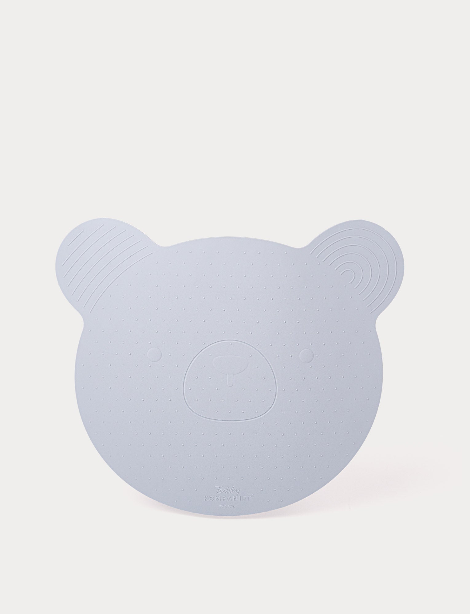  Image of Grey bear-shaped bath mat