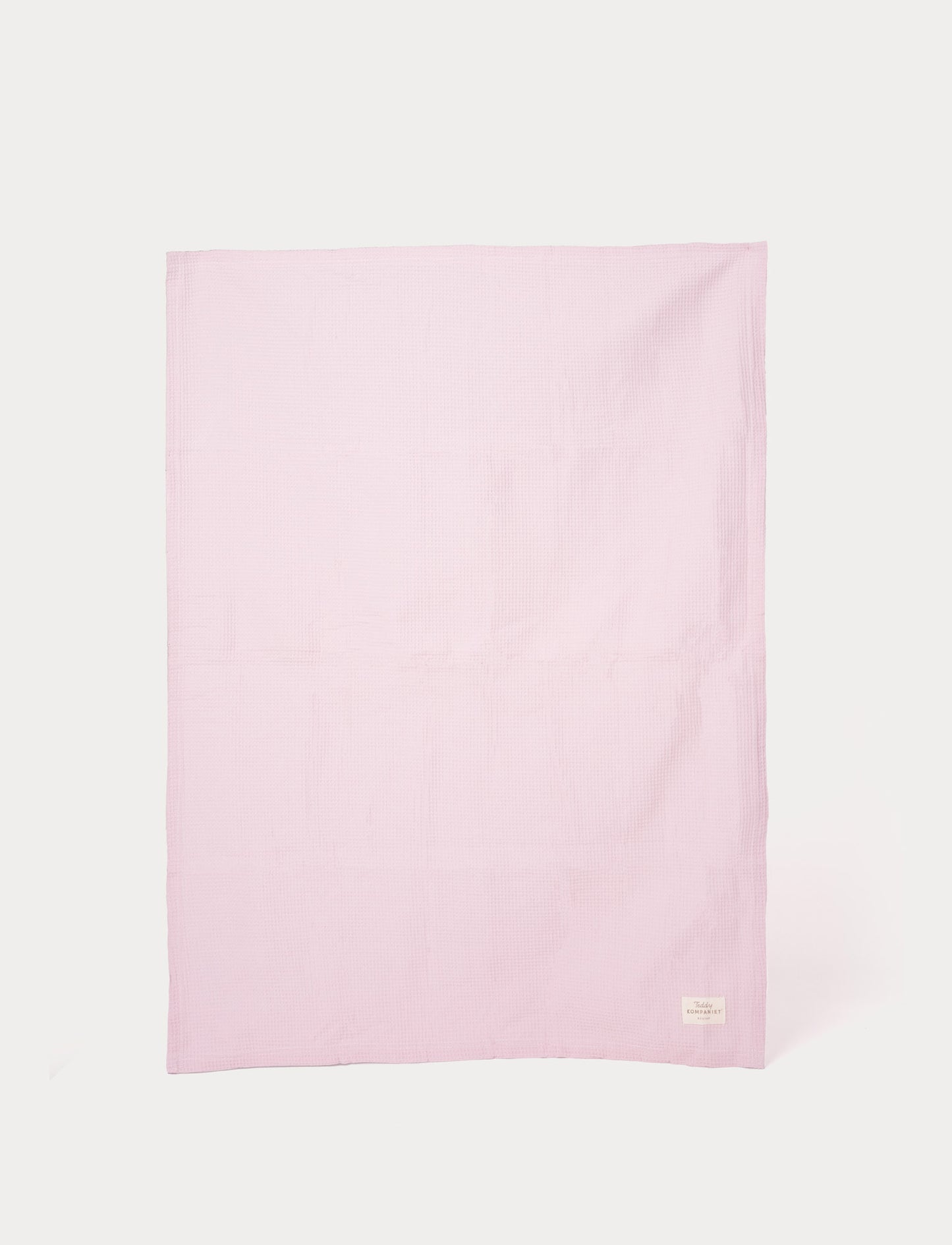 Pink cotton baby blanket