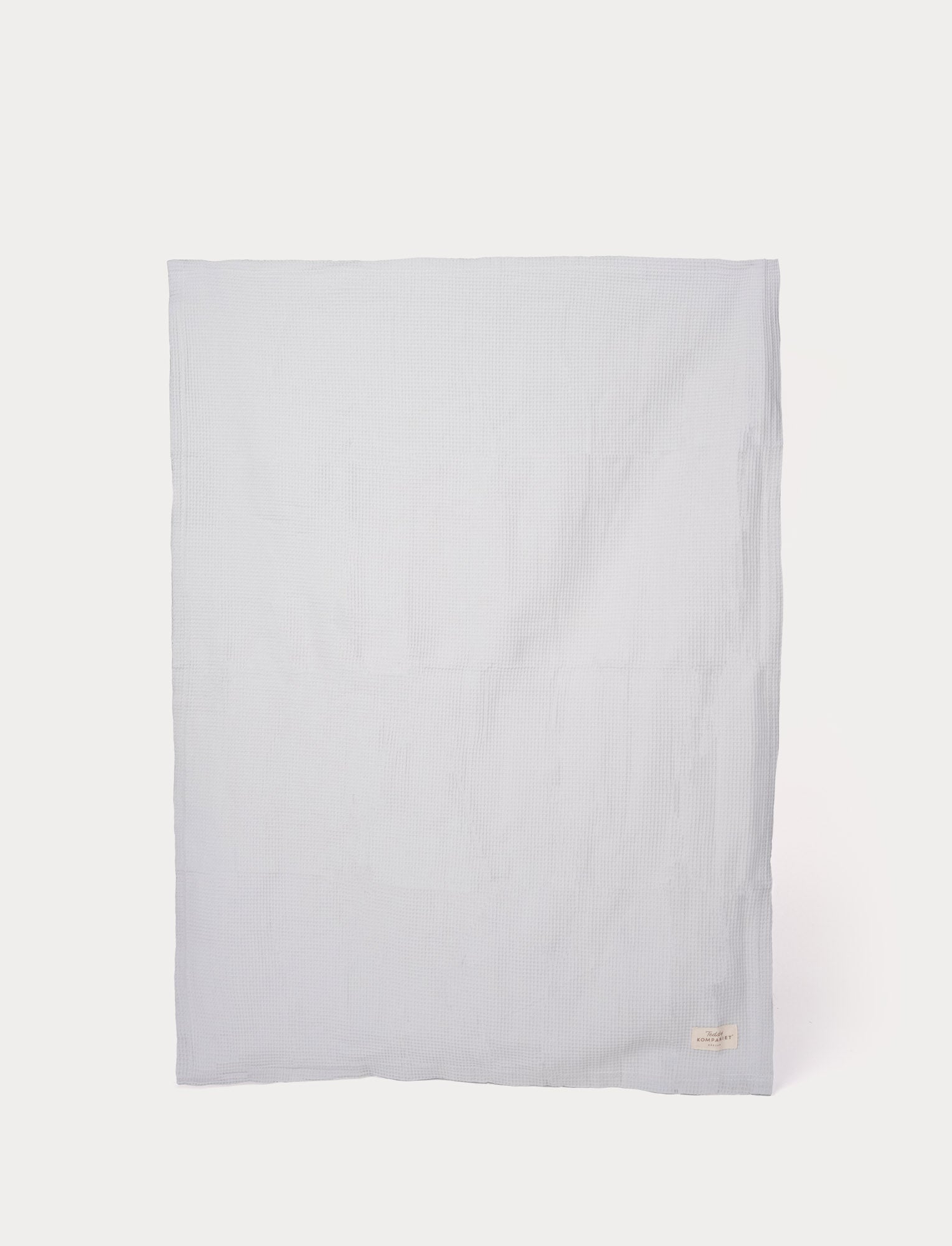  Image of Gray cotton baby blanket 