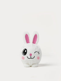 White bunny bouncy ball