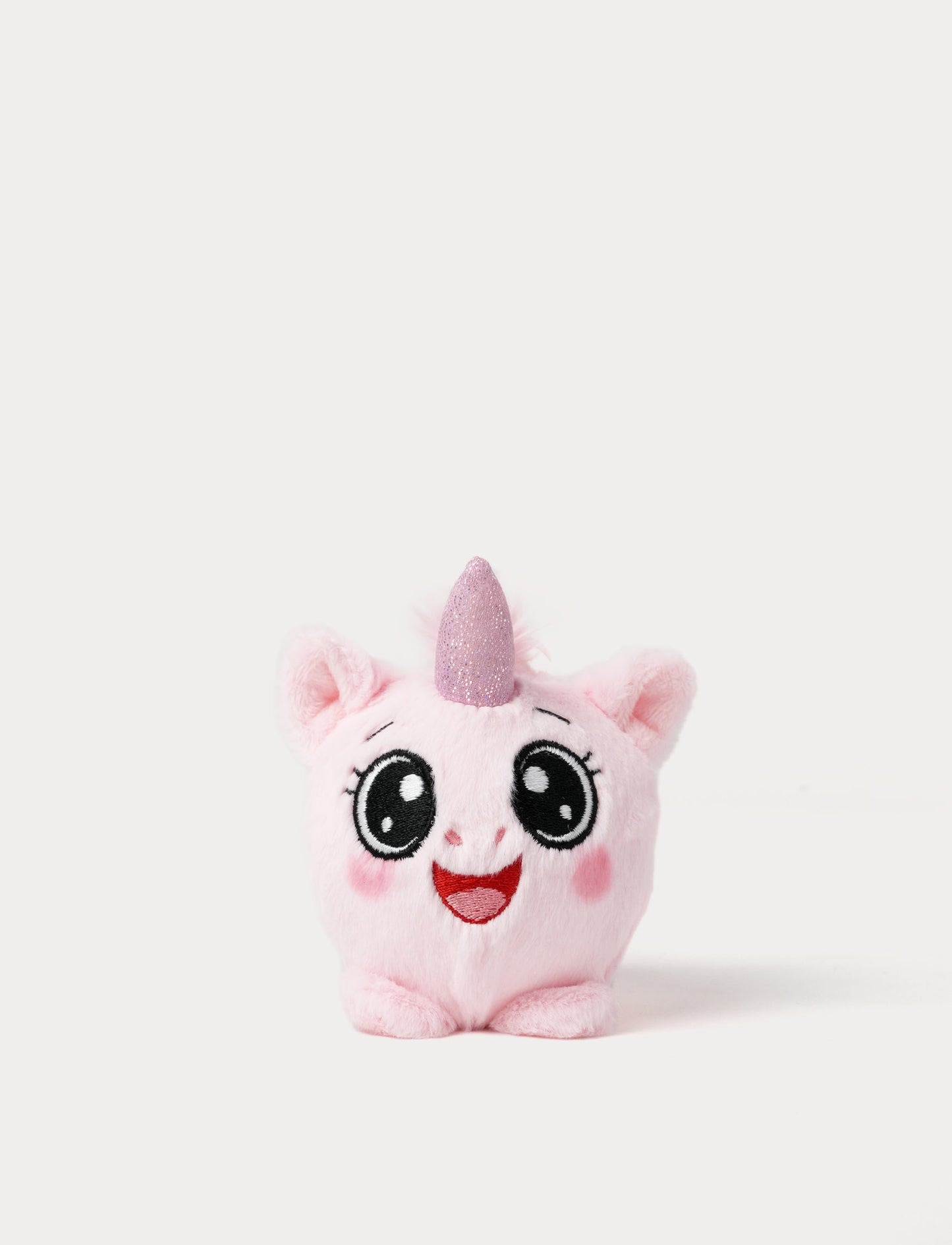 plush bouncy ball pink unicorn
